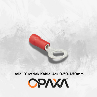 Opaxa Yuvarlak İzoleli Kablo Uçları